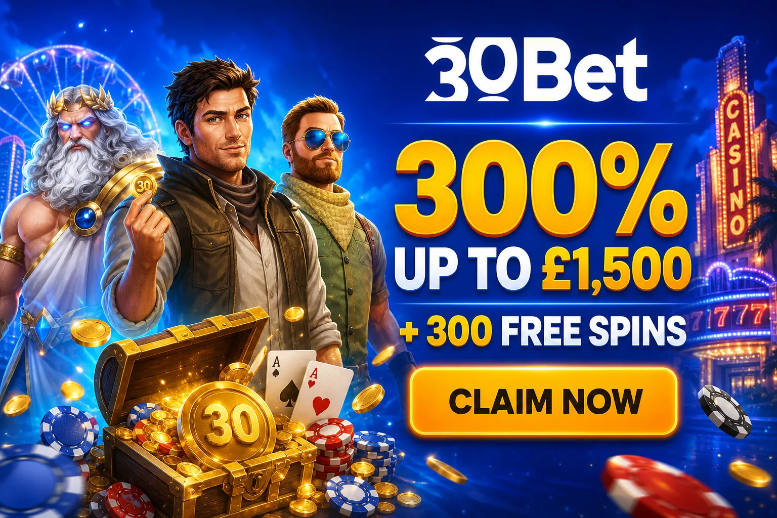 30bet casino promotion