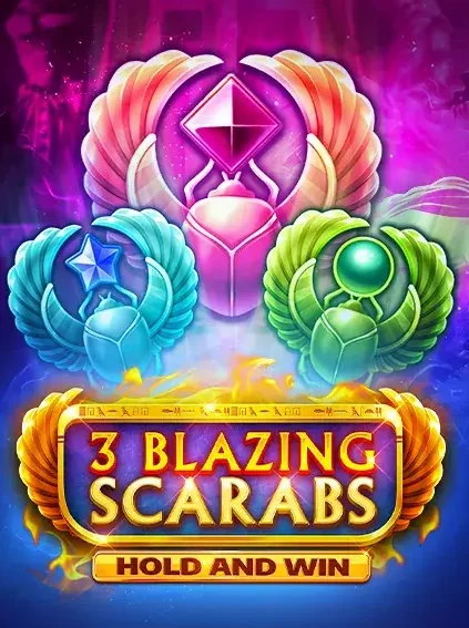 3 Blazing Scarabs Hold And Win Slot online at 30bet